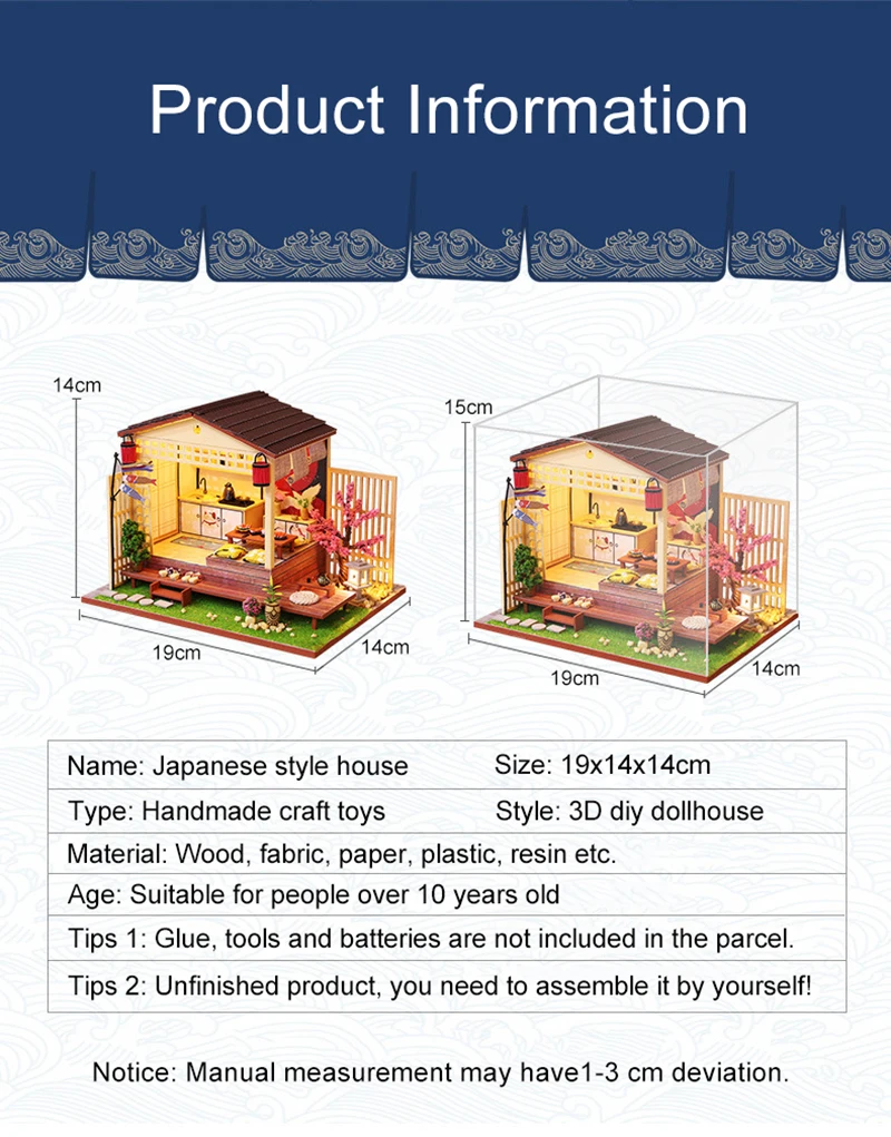 DIY Миниатюрный Кукольный домик Япония традиционный Кукольный дом сборные наборы 3D деревянная мебель дом игрушки для детей подарок на день рождения