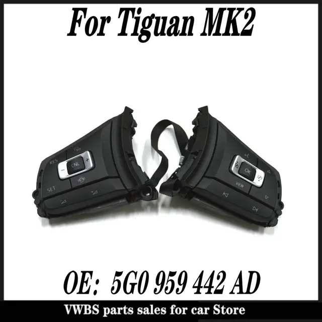 $US $95.00 V W Tiguan MK 2 MULTI-PURPOSE STEERING WHEEL ACC cruise key Rline multi-purpose key 5G0 959 442
