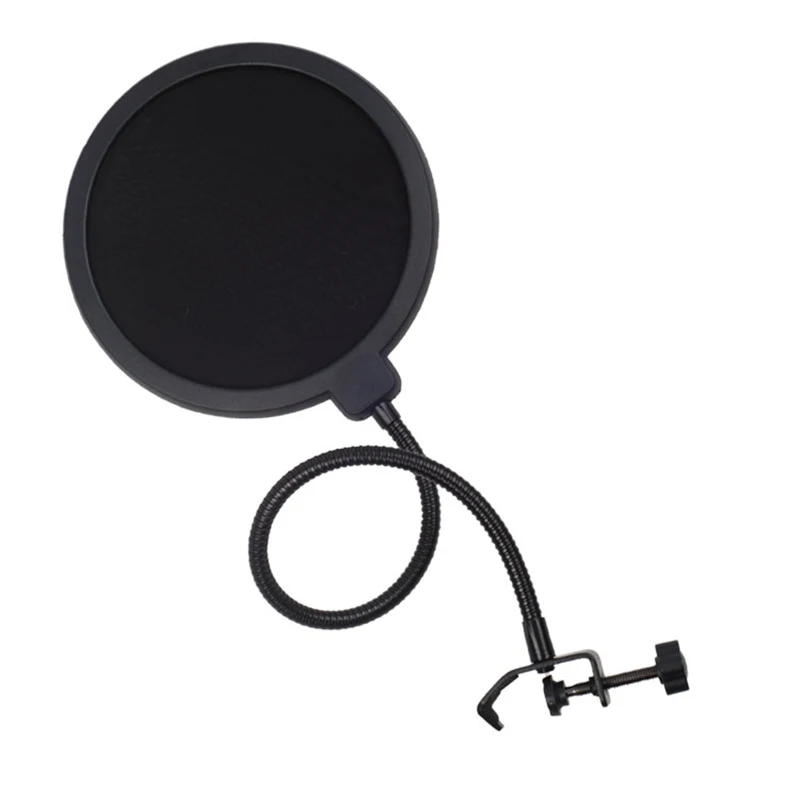 gaming mic Double Layer Studio Microphone Flexible Wind Screen Sound Filter for Broadcast Karaoke youtube Podcast Recording Accessories headset with mic Microphones