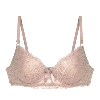 

Cross Border Foreign Trade Large Size French Bra Push up Sexy Lace Beauty Back Thin-Steel Ring Underwear Female Thin Bra