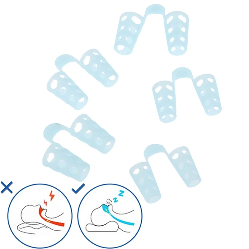 4 шт. мини-устройство для снятия храпа против храпа, устройство для снятия храпа, зажим для носа, устройство для остановки храпа, дыхательный аппарат, защита для сна