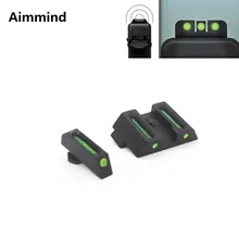 Тактический волоконно-оптический передний и задний пистолет для Глок стандартных моделей пистолетов