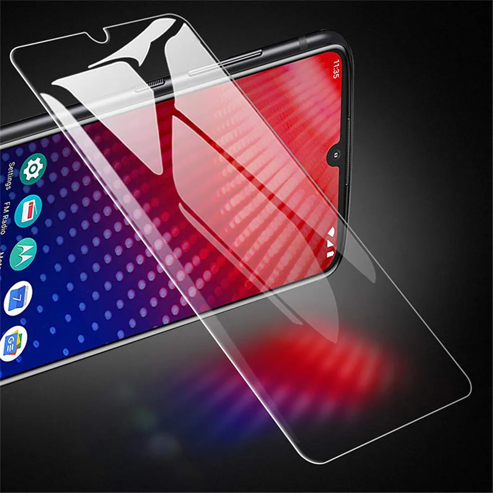 2 шт защита экрана из закаленного стекла для Moto One/Hyper/Zoom/Action/Vision/power/Z4/Z3/Z2/Z/Play/Force 2.5D