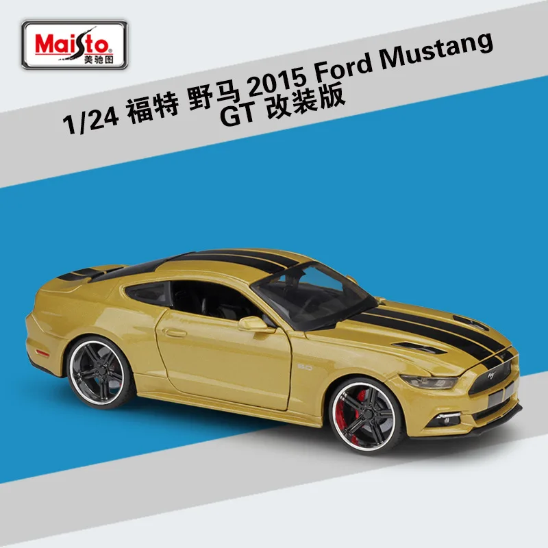 Maisto 1:24 Ford Mustang GT модифицированный сплав модель автомобиля коллекция Подарочная игрушка - Цвет: 2015