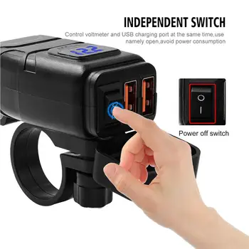 車のシガーライターソケットスプリッタ充電器デュアルusb qc 3.0急速充電12v自動車のシガーライターソケット電源アダプタプラグ