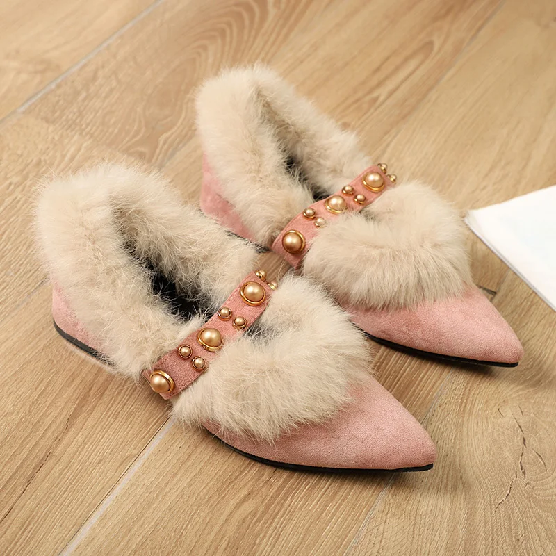 2019 новые женские туфли на квадратных каблуках сезон осень зима женская