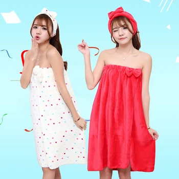 

Bathing Beach Large Thick Towel Women Sexy Wearable Quick Dry Magic Spa Bathrobes Home Textile Microfiber Soft Bath Towel