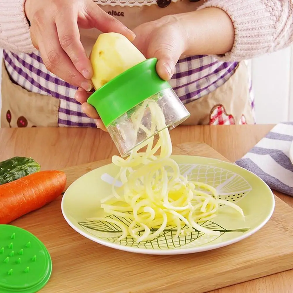 Ручной спиральный растительный кабачок огурец резак для моркови резак кухонный инструмент