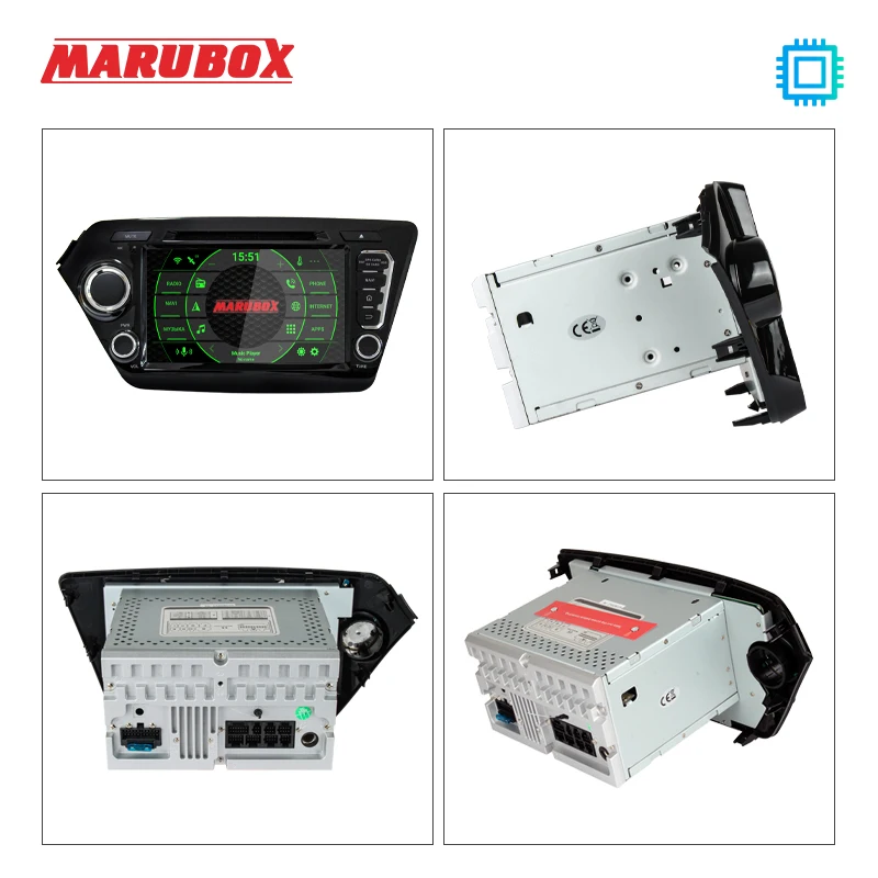Штатная магнитола для kia rio 3 k2 MARUBOX KD8044 Штатное головное устройство Киа Рио 4 KIA RIO