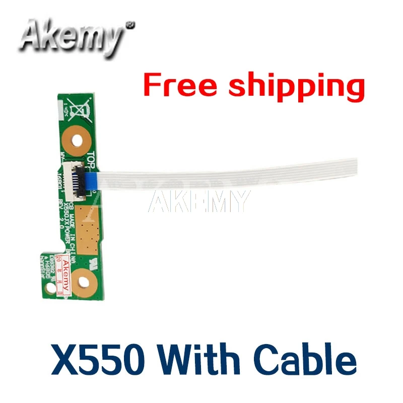 Оригинальная плата кнопки питания с кабелем для For Asus Y581C X552C X552L X550LD X550CL X550L X550 X550V