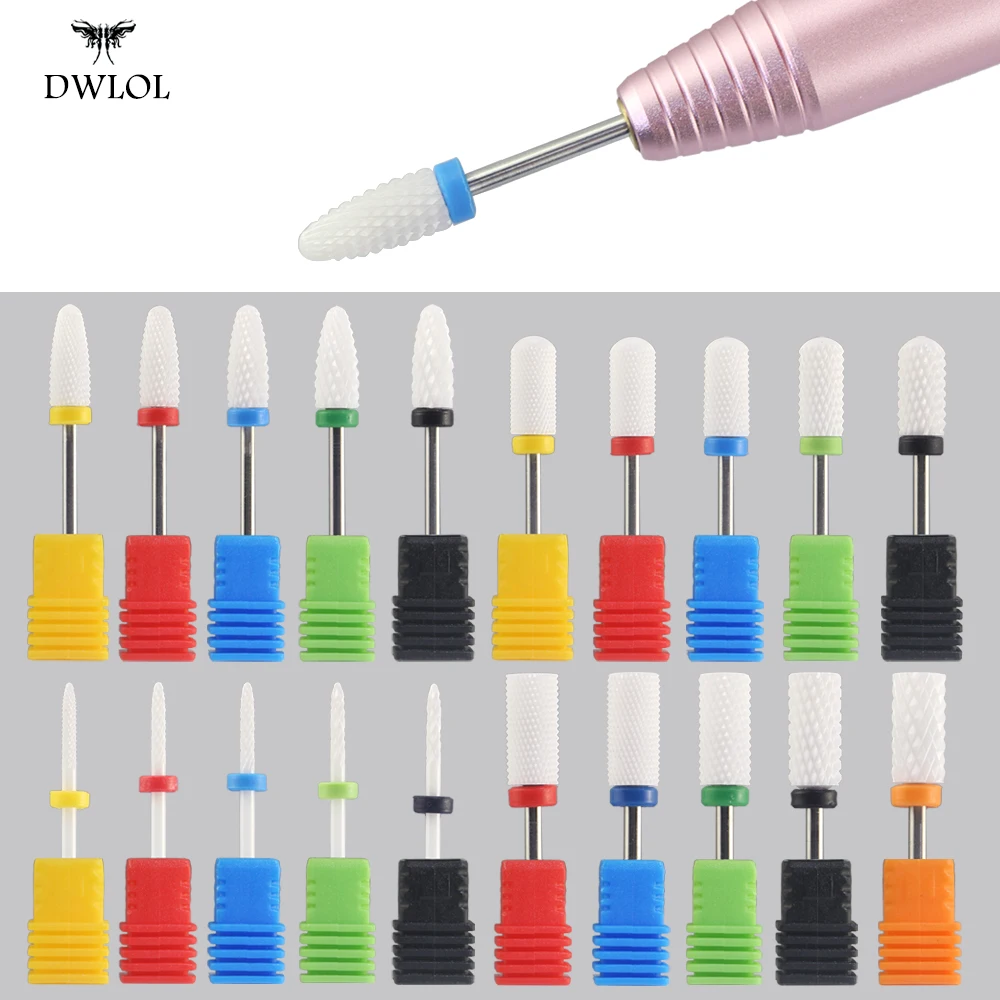 

Milling Cutter For Manicure Ceramic Nail Drill Bits Pedicure Milling Cutter For Nail Files Manicure Cutter Nail Art Tools