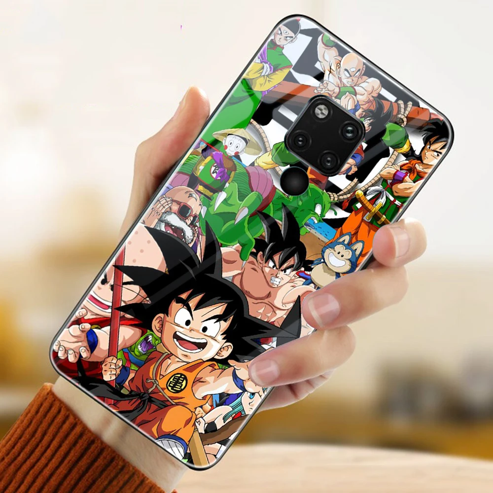 

Glass Cases for Huawei Nova 5 5i 5T 5Z 4 4e 3 3e 3i 2i Mate 30 20 10 9 Y9 Y7 Y6 Y5 Prime Pro Lite 2018 2019 Cover Dragon Ball