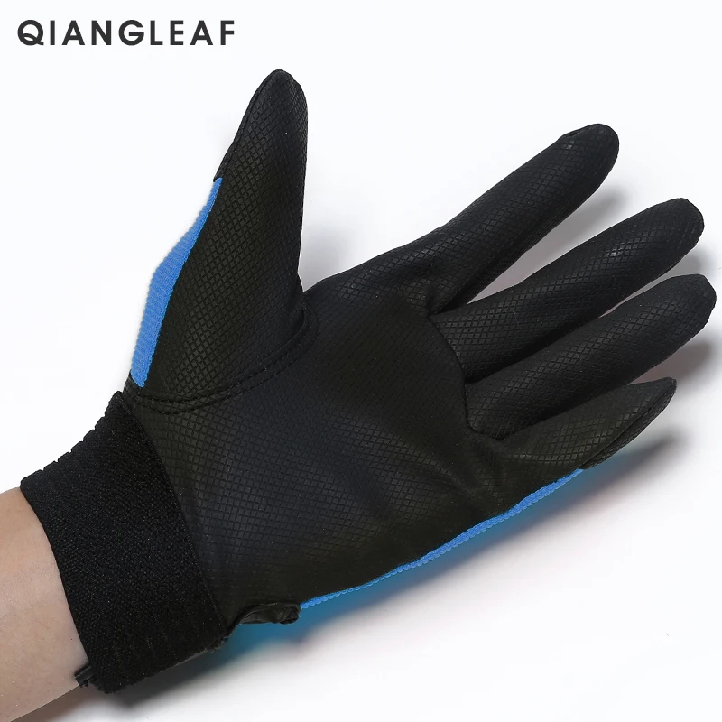 QIANGLEAF брендовые синие рабочие перчатки, оборудование для безопасности, мужские перчатки для вождения, безопасные износостойкие резиновые перчатки 2510