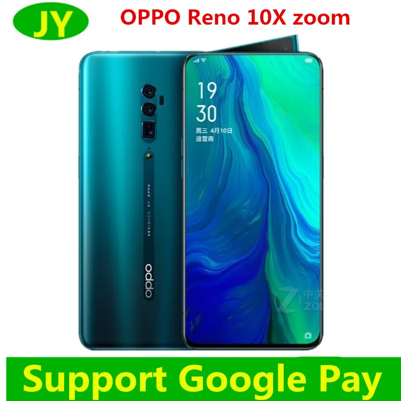 Original Oppo Reno 10x Zoom Smart phone Android 9 6.6