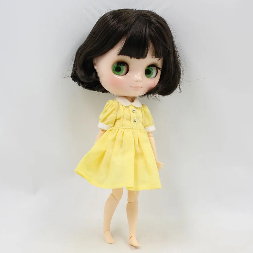 Кукла DBS blyth middie с красочными волосами прозрачное лицо тело без одежды подходит