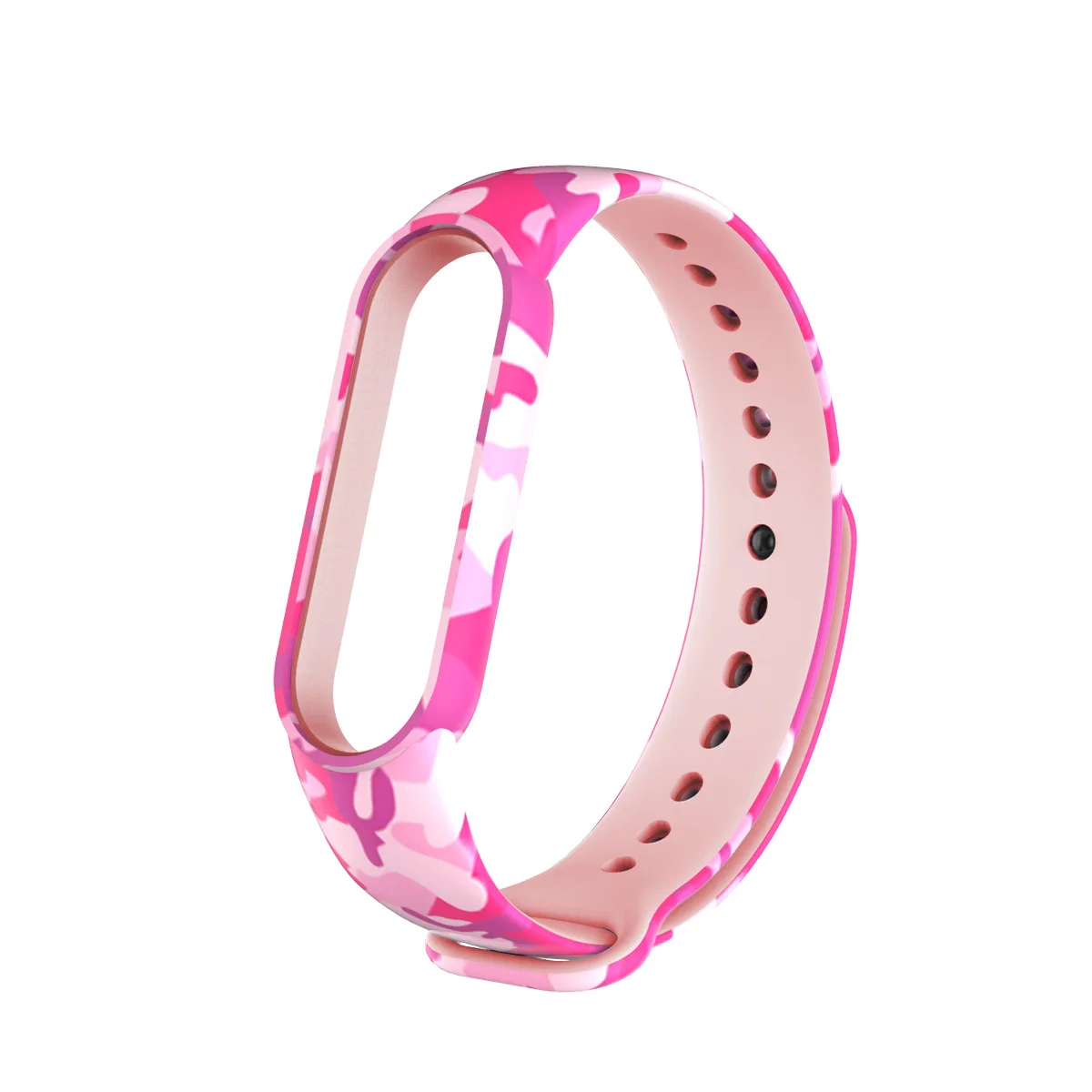 Silicone Bracelet For Xiaomi Mi Band 6453 Sport Wristband Mi Band 5 6 Replacement Straps for Waterproof Print Smart Watch Strap