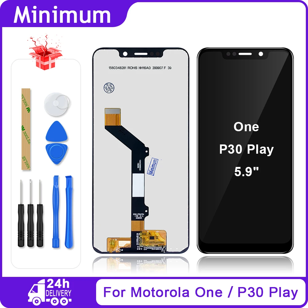 ЖК-дисплей 5 9 дюйма для Motorola Moto One P30 Play xt1944 сенсорный экран с дигитайзером в сборе