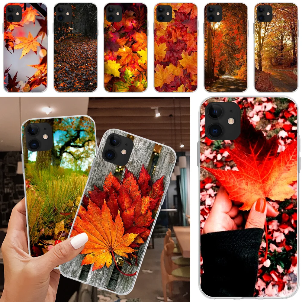 ByLoving осенний мягкий резиновый чехол из ТПУ для iPhone 5C 5 5S SE 7 8 plus X XS XR MAX 11 pro Pro Max |