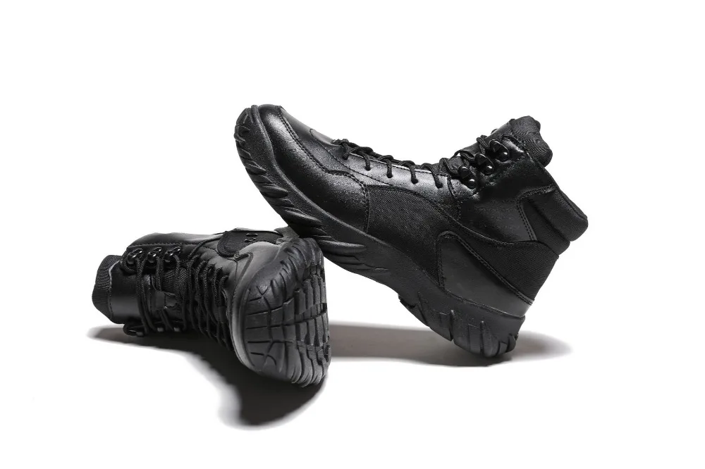 Большой Размеры; большие размеры 39-45 Для мужчин военный десант Армейские ботинки мужские уличные водонепроницаемые туристические ботинки классные для трекинга, альпинизма мужские скальные туфли