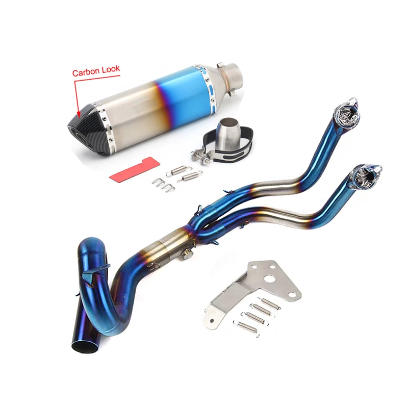 Motor Exhaust system Motorcycle Exhaust Muffler Full System Escape (14)