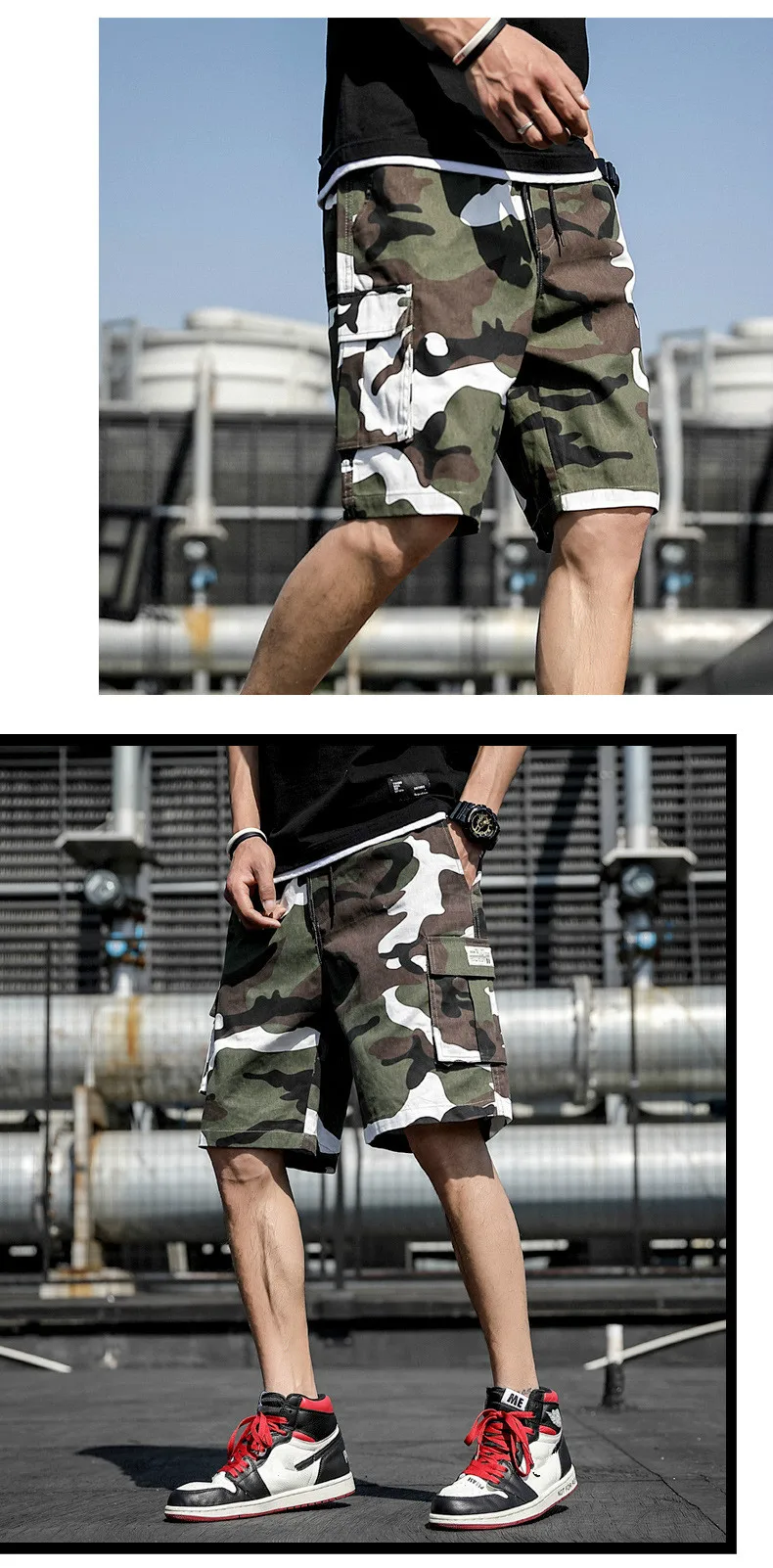 Drawstring Loose Half Cargo Pants for casual wear21