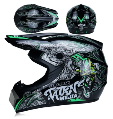 Горячая Распродажа мотоциклетный взрослый шлем для мотокросса внедорожный шлем ATV Dirt bike горные MTB DH гоночный шлем кросс шлем capacetes - Цвет: S