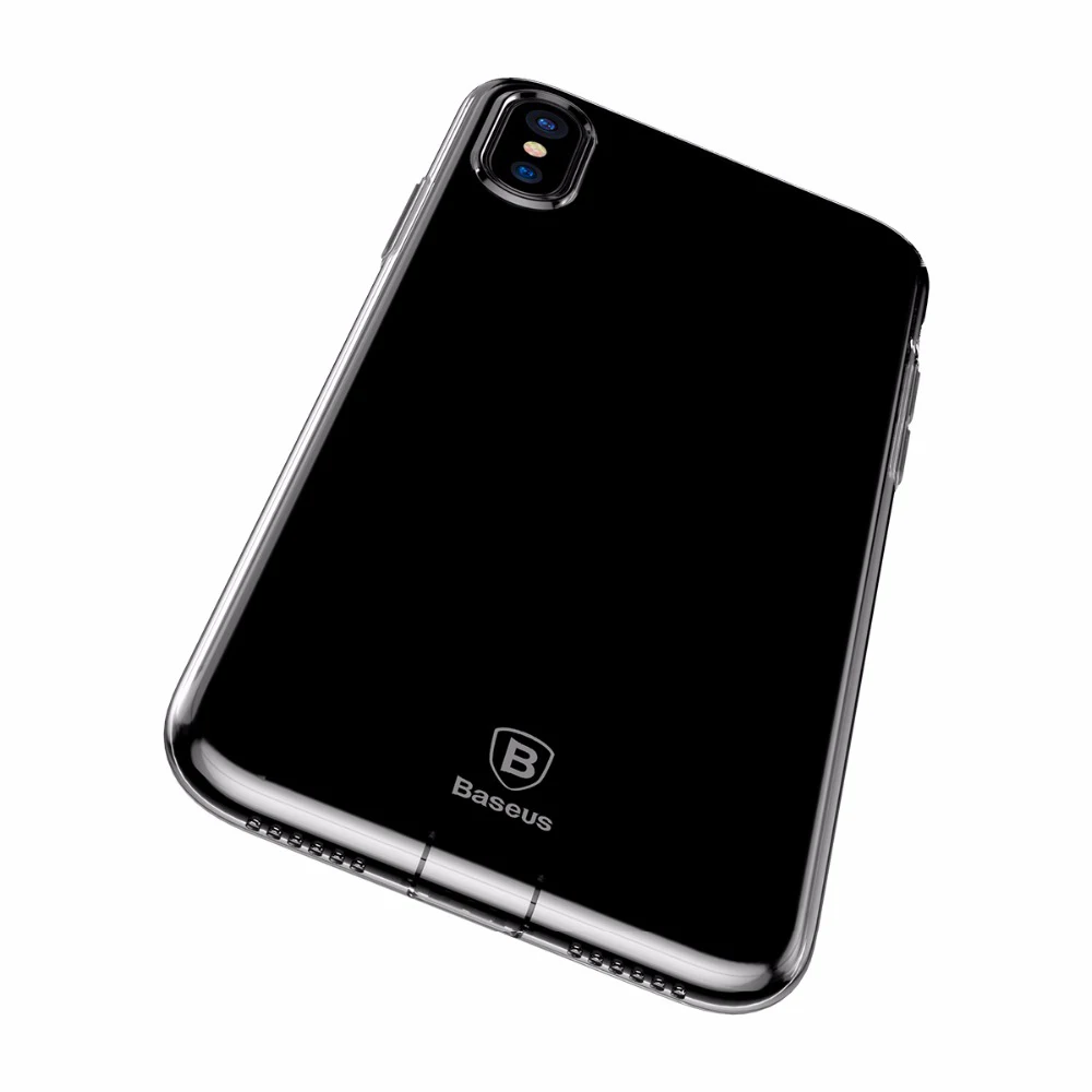 Ультратонкий чехол Baseus из ТПУ для iPhone Xs 11 грязеотталкивающий Прозрачный мягкий