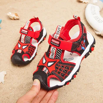 

Children's shoes new cartoon sandal soft - soled non - slip boy beach shoes