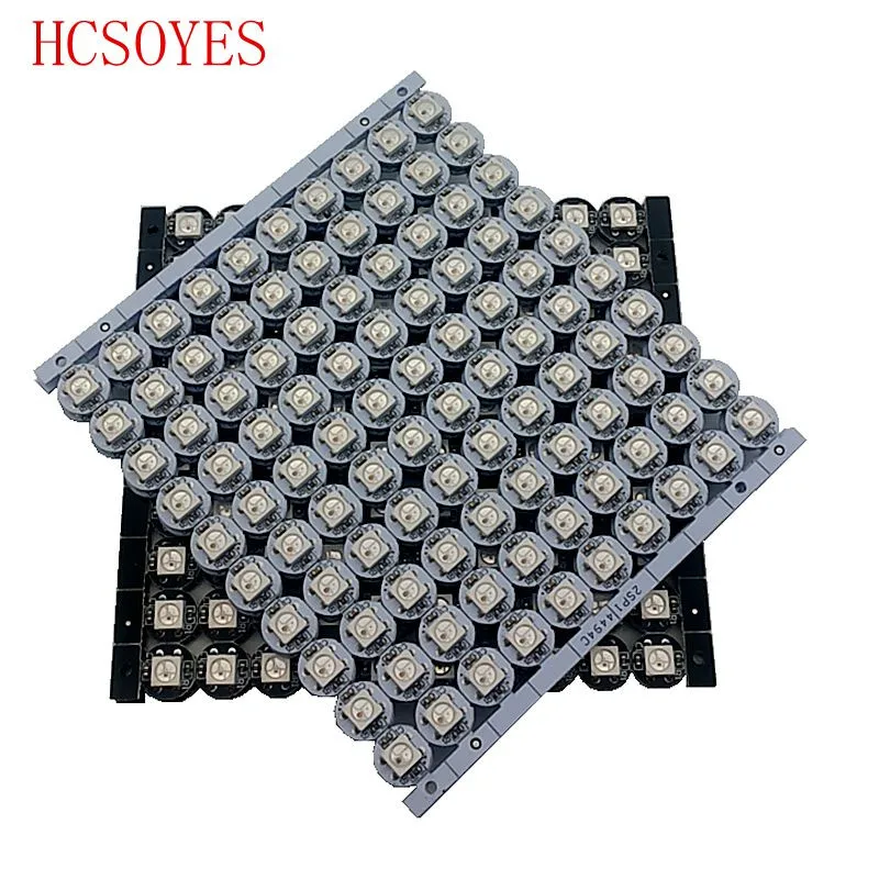 DC 5 В WS2812B WS2811 IC (10 ~ 50 шт.)/Лот Белый/Черный светодиодный радиатор индивидуально адресуемый rgb Полноцветный с