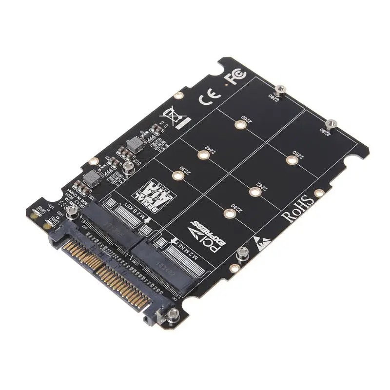 Прямая и 2 в 1 M.2 NVMe SATA-Bus NGFF SSD к PCI-e U.2 SFF-8639 адаптер PCIe M2 конвертер настольный компьютер