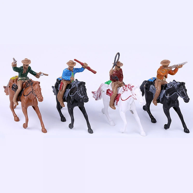 Toyvian Cowboys Et Indiens De Wild West Et Indiens Figures Amérindiennes En Plastique Miniature Avec Cheval Tente Hommes Soldats Jouets Wild West Figle Playset For Kids School Project De