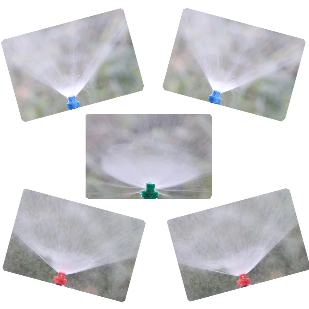 Garden sprinkler plants irrigation kits irrigation sprinklers drip irrigation sprinklers garden irrigation nozzle garden sprayer nozzles 100PCS 90/180/360 Degree refraction nozzle garden sprinkler agriculture irrigation plant spray nozzle misting for flowers farm