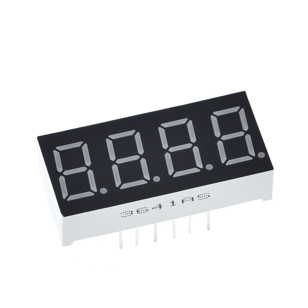 0 56 дюймов 4bit общий анод цифровой трубки Красный светодиодный Дисплей 7