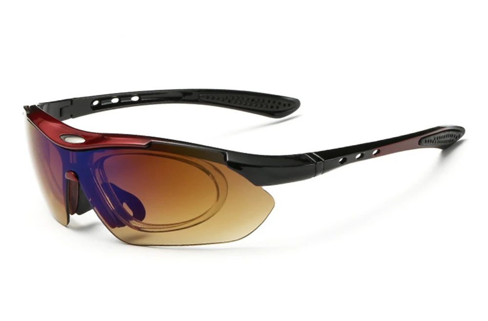 UV400 Cycling Sun Glasses Unisex Outdoor Sports MTB Road Bike SunGlasses Men Women 5 Lens Goggles Eyewear BC0017 (29)