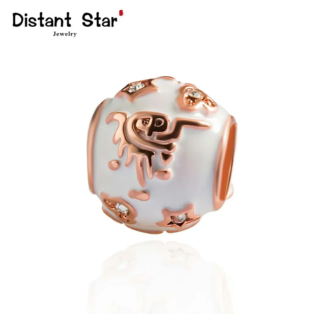 Изысканные Белые Европейские Бусины 5 шт. сделай сам изготовление ювелирных