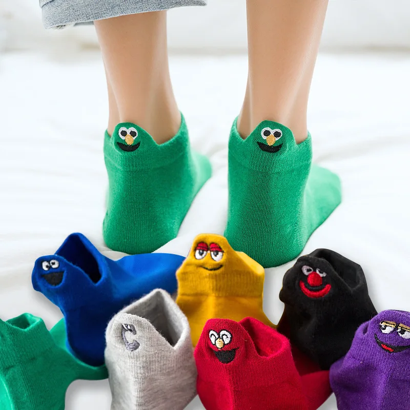 2020 New Arrival Slipper Invisible Animal Women's Short Socks Cotton No Show Socks For Women