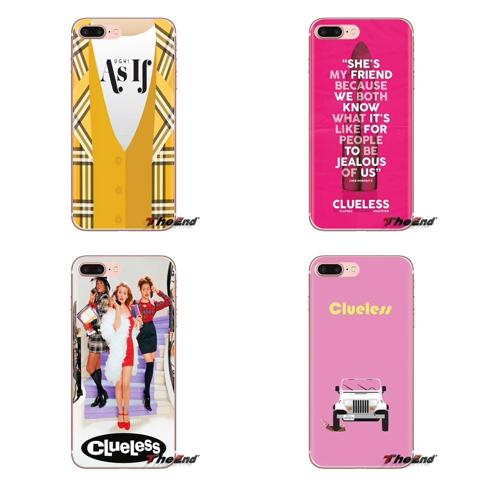 Transparent Soft Cases Covers Pink clueless collage For Xiaomi Mi6 Mi 6 A1 Max Mix 2 5X 6X Redmi Note 5 5A 4X 4A A4 4 3 Plus Pro |