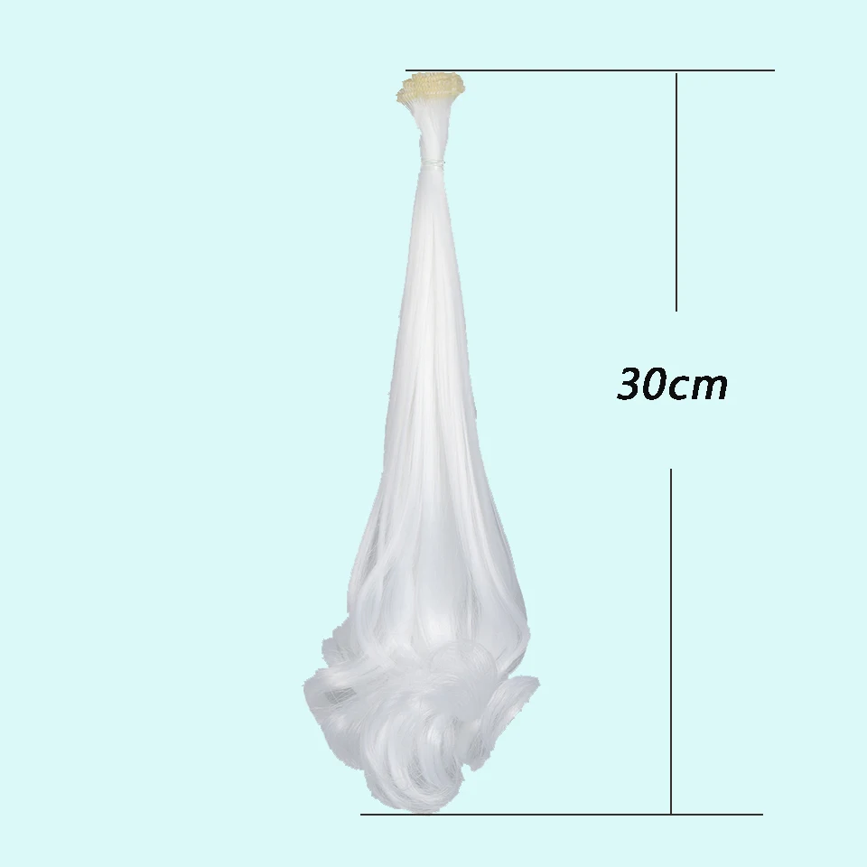 Allaosify BJD SD 30 см кукольные волосы DIY парики ручной работы длинные парики с волнистыми волосами для куклы tress куклы аксессуары