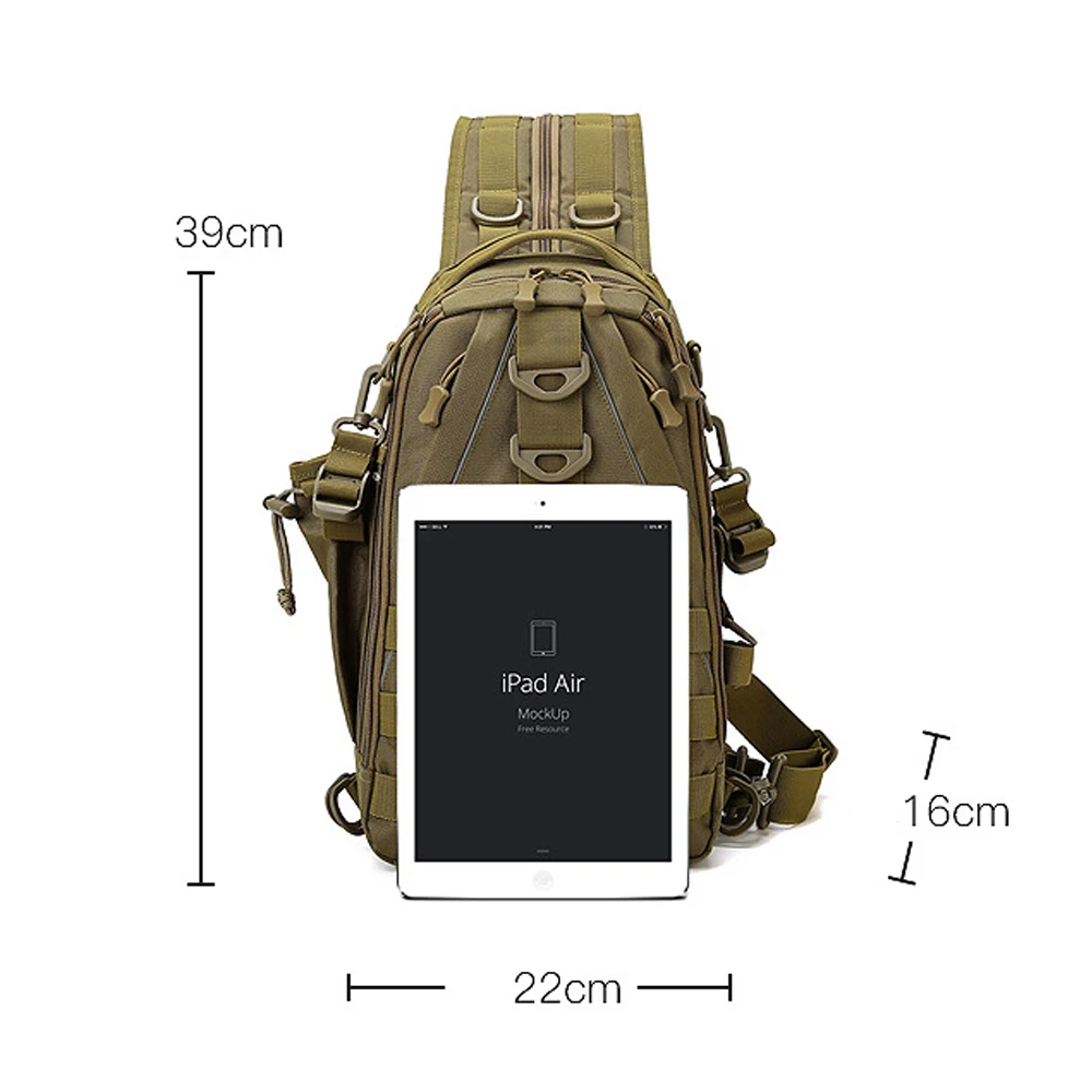 Multifunctional Fishing Tackle Molle Backpack Bag Water-resistant