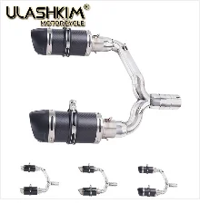 Motorcycle Full Exhaust Muffler Escape System Slip On For suzuki GSR400 GSR600 BK400 BK600 GSR BK 400 600 Modified Link Pipe