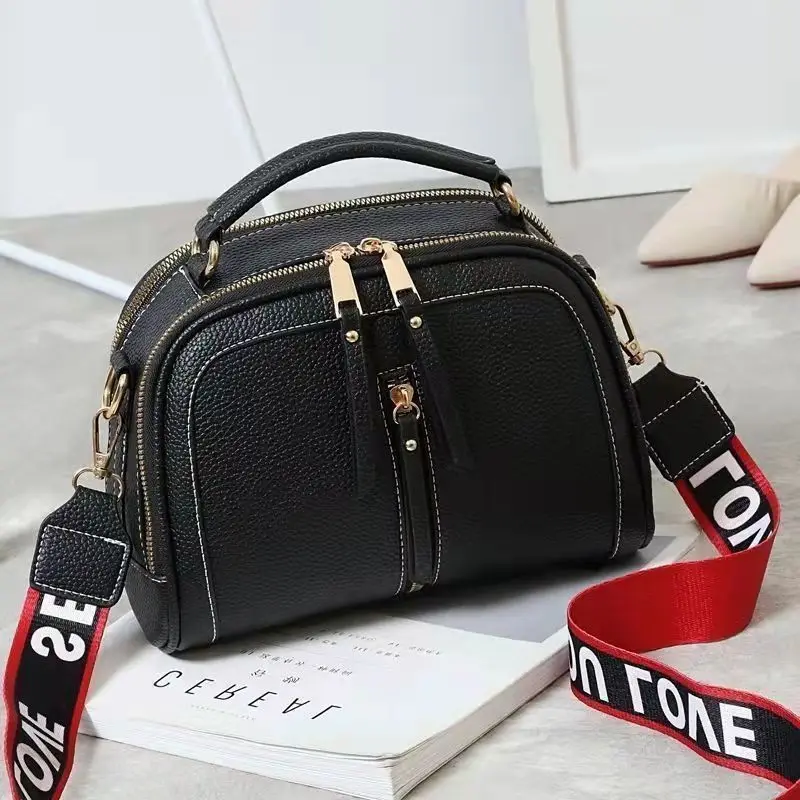 Bags women's new fashion handbags Korean version of the hit color mother-and-child shoulder strap one-shoulder messenger bag