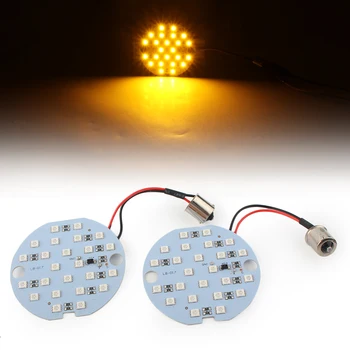 

1156 High Intensity Turn Signal Lights Daytime Running Panel Light For Harley-Davidson BA15d Socket Base Plug