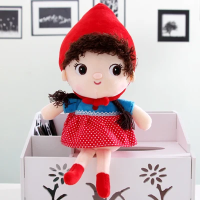 Candice guo, плюшевая игрушка, мягкая кукла, мультяшная Красная Шапочка, девочка, сестра, сказка на ночь, друг, рождественский подарок, 1 шт - Цвет: style 2