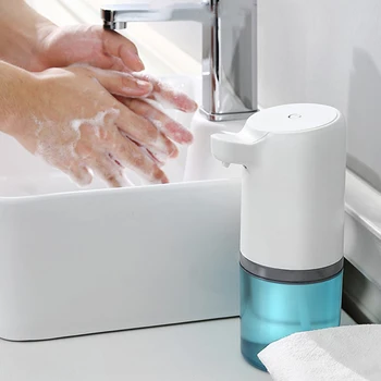 

Household Automatic Smart Sensor Liquid Soap Dispenser 330ml Bathroom Kitchen Touchless Soap Dispenser Hand Washing Device