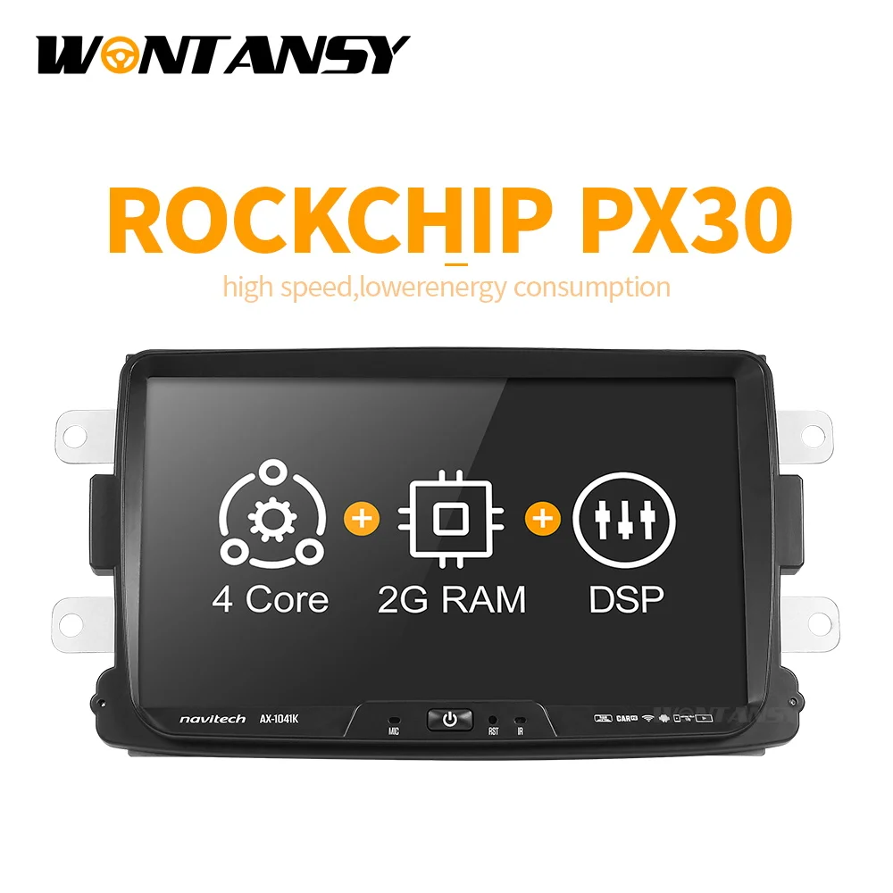 Android 9,0 PX30 автомобильный dvd для Dacia Lodgy Logan, Duster Sandero с 1 din радио gps видео wifi навигация мультимедийный плеер