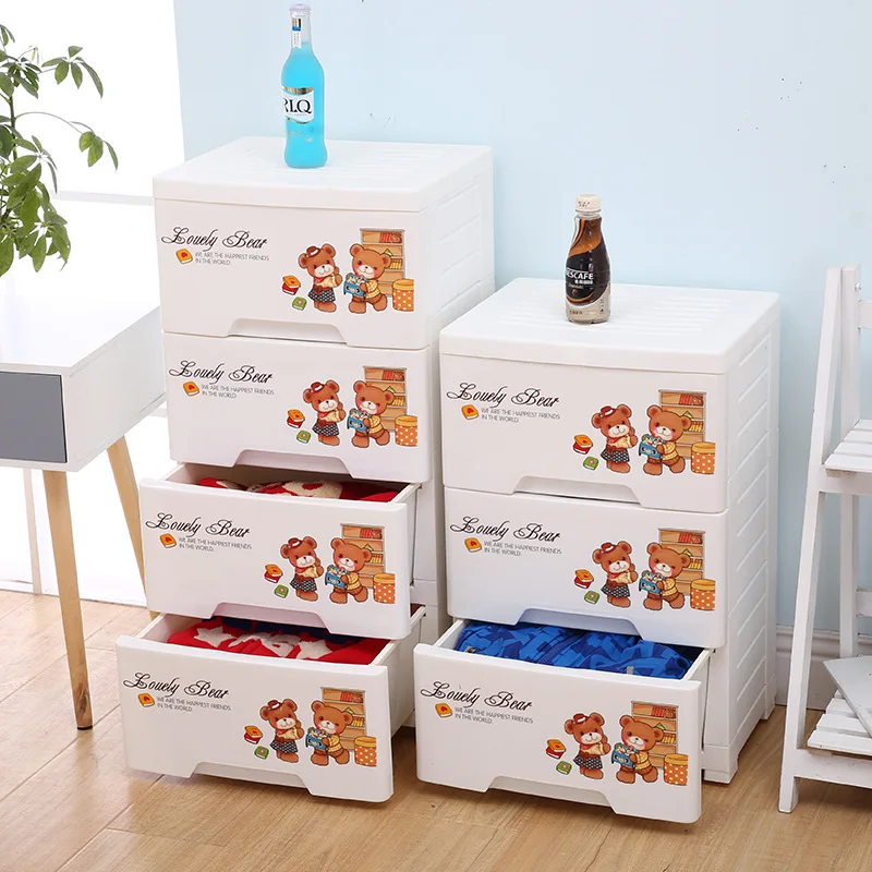 

Thick Drawer-type Storage Cabinets Children Baby Wardrobe Cabinet Simple Shoe Cabinet Five-Tier Drawer Cabinet Finishing Cabinet