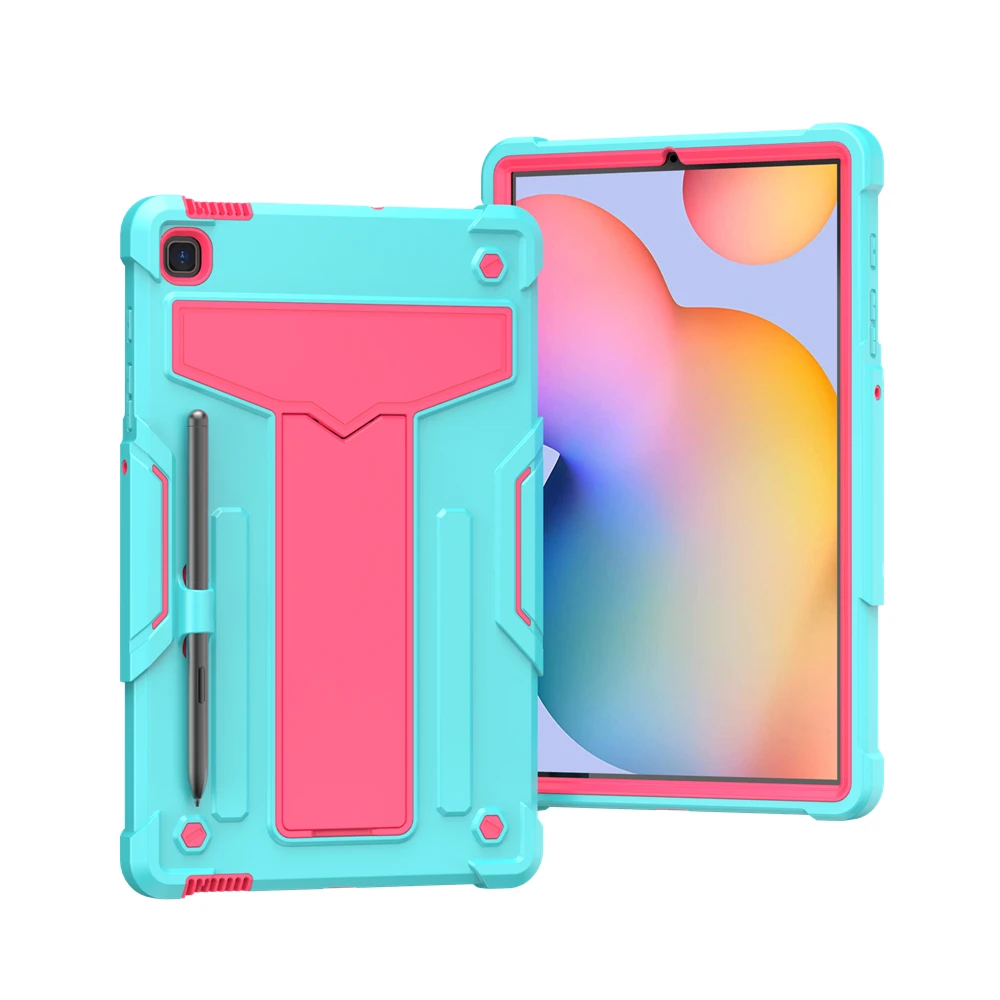 Hybrid Heavy Duty Tablet Case For Samsung Galaxy Tab S6 Lite 10.4 SM-P610 SM-P615 P610 P615 Shockproof Armor Kickstand Cover | Компьютеры