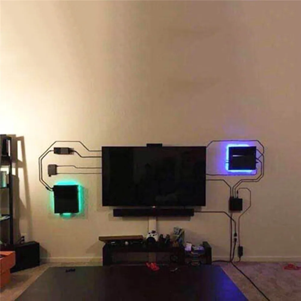 For PlayStation 4 PS4 Slim Pro Bracket 3 Wall Bracket Holder Console Stand Host Rack Game