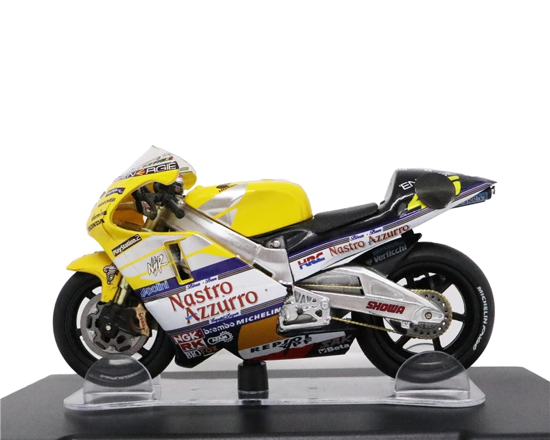 LEO модели 1/18 Honda NSR500 тест Valencia 2000 Yamaha YZR Ducati Desmosedici GP12 Aprilia RSW250 тест Jerez 1999 GP125 WC1995 - Цвет: Honda NSR500 WC2001