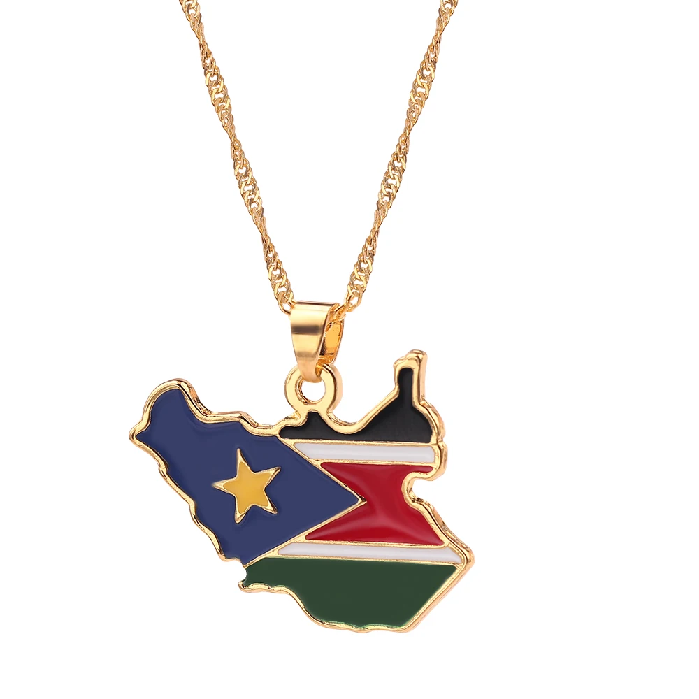 Кулон в виде национального флага с картой, ожерелье, австралийские ювелирные изделия из металла, подарки для мужчин и женщин - Окраска металла: XL1200